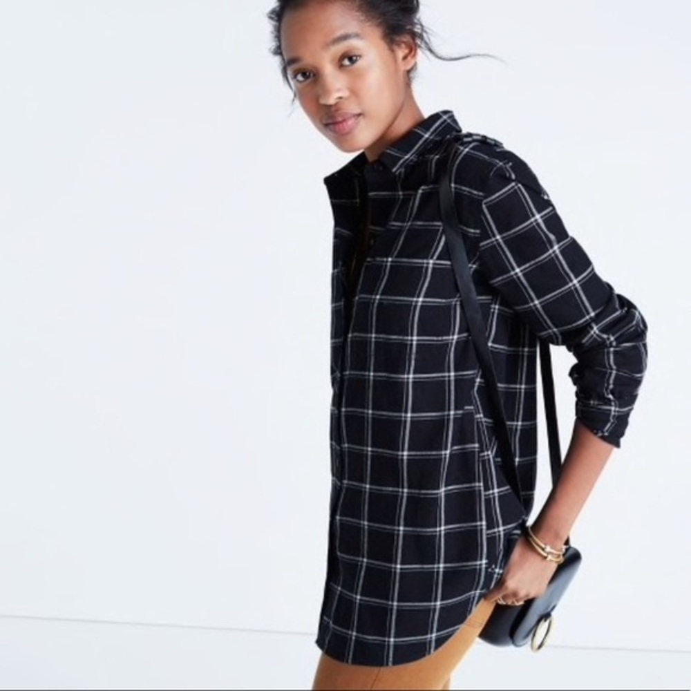 Madewell Windowpane Plaid Classic Shirt